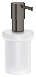 Дозатор жидкого мыла GROHE Essentials, тёмный графит глянец (40394A01)
