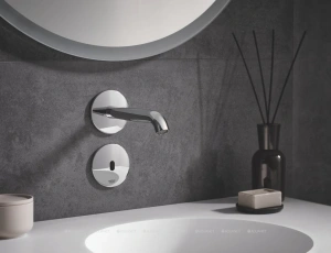 Внешняя часть крана для раковины GROHE Essence E инфракрасный, без функции смешивания, питание от сети 230V, хром (36447000)