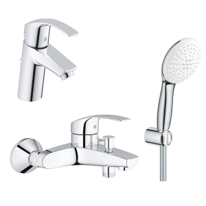 Готовый комплект для ванной комнаты GROHE Eurosmart, хром (NB0038)