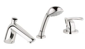 Смеситель для ванны GROHE Tenso однорычажный на 3 отверстия , хром (19153000)