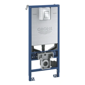 Комплект инсталляции для унитаза, GROHE Rapid SLX 3 в 1, с панелью смыва Skate Cosmopolitan S, хром (39603000)