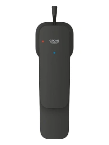 Смеситель для раковины GROHE Cubeo с донным клапаном, S-size, матовый черный (1017312430)