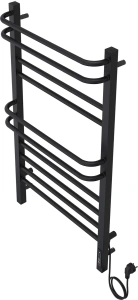 Полотенцесушитель электрический Aquatek Бетта П10 500x900, черный муар AQ EL KRC1090BL