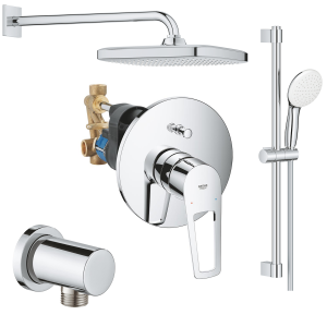 Готовый комплект для душа GROHE BauLoop скрытого монтажа, хром (NSB0179)