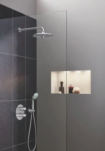 Верхний душ GROHE Euphoria 260 SmartControl, 12,5 л/мин, 3 режима, 380 мм, хром (26458000)