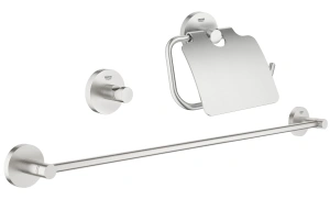 Набор аксессуаров GROHE Essentials (3 предмета), суперсталь (40775DC1)