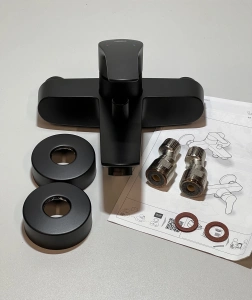 Смеситель для ванны GROHE Eurosmart, матовый черный (333002433/UA), уцененный товар