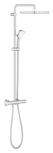 Душевая система GROHE Tempesta Cosmopolitan System 250 Cube с термостатом для душа, хром (26689000)