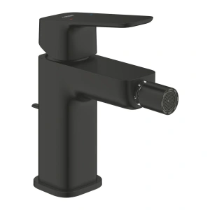 Смеситель для биде GROHE Cubeo с донным клапаном, S-size, черный матовый (1018102430)