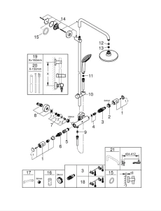 Душевая система GROHE Euphoria System 180 с термостатом для душа, хром (27296001)