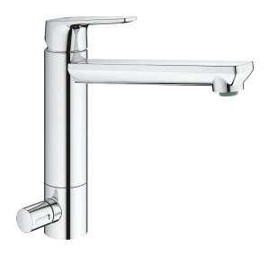Смеситель для кухни GROHE BauEdge с запорным вентилем, хром (31696000)
