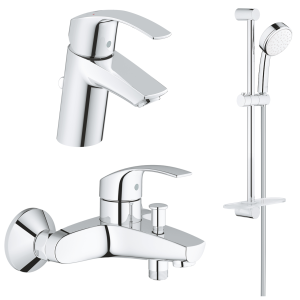 Готовый комплект для ванной комнаты GROHE Eurosmart, хром (NB0079)