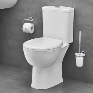 Готовый комплект напольного унитаза GROHE Bau Ceramic, альпин-белый (39347000)
