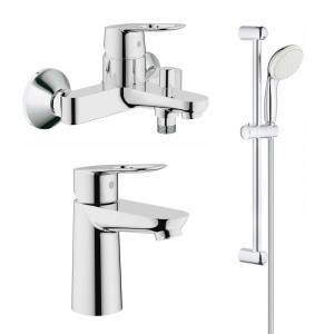 Готовый комплект для ванной комнаты GROHE BauLoop, хром (NB0055)