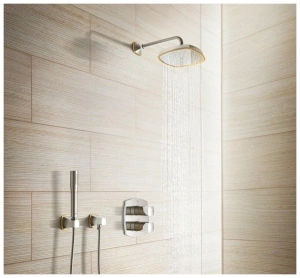 Верхний душ GROHE Rainshower Grandera, 1 режим, хром/золото (27974IG0)