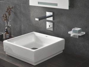 Раковина GROHE Cube Ceramic, свободностоящая, без перелива 40 см, альпин-белый (3948200H)