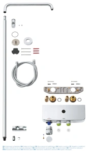 Душевая система GROHE Euphoria SmartControl System Mono с термостатом для душа, хром (26511000)