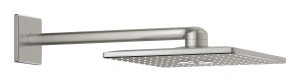 Верхний душ GROHE Rainshower SmartActive 310 Cube, 2 режима, 430 мм, суперсталь (26479DC0)