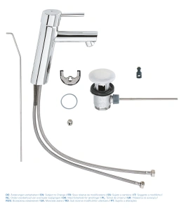 Смеситель для раковины GROHE Concetto, M-size, хром (23450001)