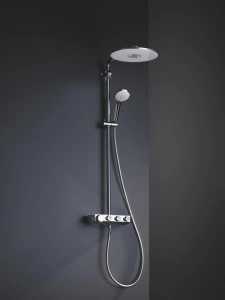 Душевая система GROHE Euphoria SmartControl System 310 Duo с термостатом для душа, белая луна (26507LS0)