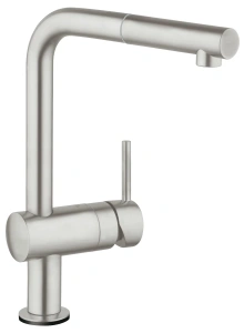 Смеситель для кухни GROHE Minta Touch сенсорный с вытяжным изливом, суперсталь (31360DC1)