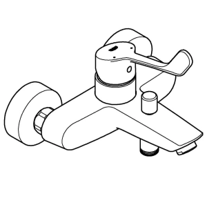 Смеситель для ванны GROHE Eurosmart, хром (25243003)