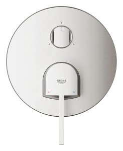 Внешняя часть смесителя для ванны GROHE Plus с переключателем на 3 положения, суперсталь (24093DC3)