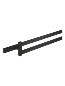 Держатель для полотенца двойной GROHE Selection Cube, матовый черный (407682430)