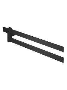 Держатель для полотенца двойной GROHE Selection Cube, матовый черный (407682430)