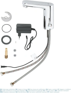 Смеситель для раковины GROHE Eurosmart Cosmopolitan E инфракрасный, хром (36325001)