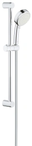Душевой гарнитур GROHE Tempesta Cosmopolitan 100, 2 режима струи, душевая штанга 600 мм, хром (27578002)