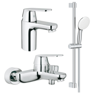 Готовый комплект для ванной комнаты GROHE Tempesta, хром (NB0002-1)