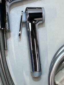 Смеситель для раковины GROHE BauEdge с гигиеническим душем, хром (23757001/U4), уцененный товар
