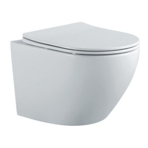 Унитаз Aquatek ЕВРОПА подвесной с сиденьем с микролифтом, белый матовый (AQ1901-MW)