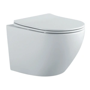 Унитаз Aquatek ЕВРОПА подвесной с сиденьем с микролифтом, белый матовый (AQ1901-MW)