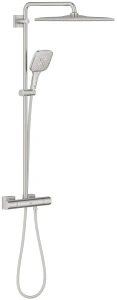 Душевая система GROHE Rainshower SmartActive 310 Cube с термостатом для душа, суперсталь (26837DC0)