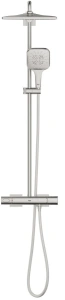 Душевая система GROHE Rainshower SmartActive 310 Cube с термостатом для душа, суперсталь (26837DC0)