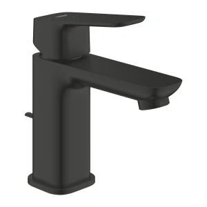 Смеситель для раковины GROHE Cubeo с донным клапаном, S-size, черный матовый (1017302430)