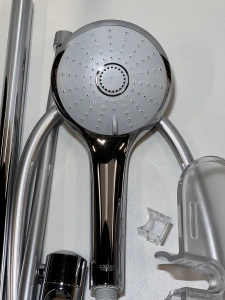 Душевой гарнитур GROHE Euphoria 110 Massage с мыльницей, 3 режима струи, душевая штанга 600 мм, хром (27231001/U), уцененный товар