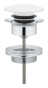 Донный клапан для раковины GROHE 1 1/4 дюйма, белая луна (65807LS0)