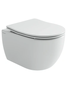 Подвесной унитаз Ceramicanova Игра безободковый, смыв Торнадо, белый (CN3001T)