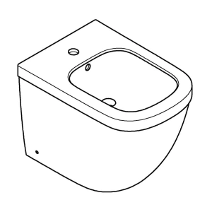 Биде напольное, GROHE Euro Ceramic, альпин-белый, (3934000H)
