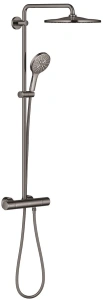 Душевая система GROHE Rainshower SmartActive 310 с термостатом для душа, темный графит глянцевый (26836A00)
