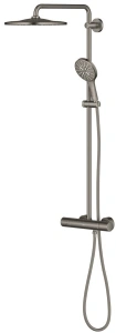Душевая система GROHE Rainshower SmartActive 310 с термостатом для душа, темный графит матовый (26836AL0)