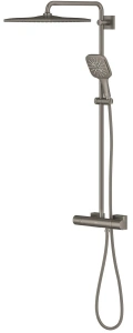 Душевая система GROHE Rainshower SmartActive 310 Cube с термостатом для душа, темный графит матовый (26837AL0)