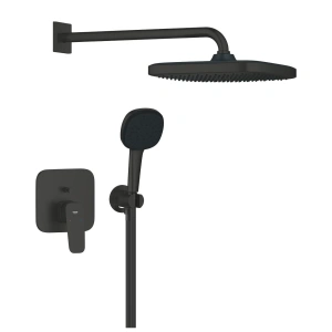 Душевая система GROHE Cubeo со смесителем для душа, черный матовый (1053362430)