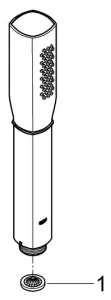 Ручной душ GROHE Grandera Stick, 1 режим, хром (26037IG0)
