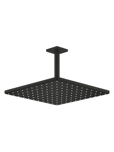 Верхний душ GROHE Rainshower Mono 310 Cube с душевым кронштейном, 7,5 л/мин, 1 режим, 142 мм, матовый черный (265662430)