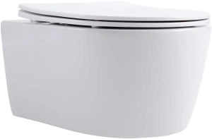 Унитаз Aquatek ЕВРОПА подвесной с сиденьем с микролифтом, белый AQ1106-00