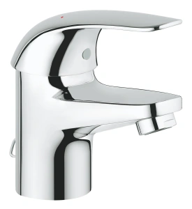 Смеситель для раковины GROHE Euroeco с цепочкой, S-size, хром (32881000/U), уцененный товар